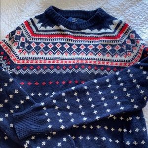 Men’s J.Crew 100% Lambswool Holiday Sweater
